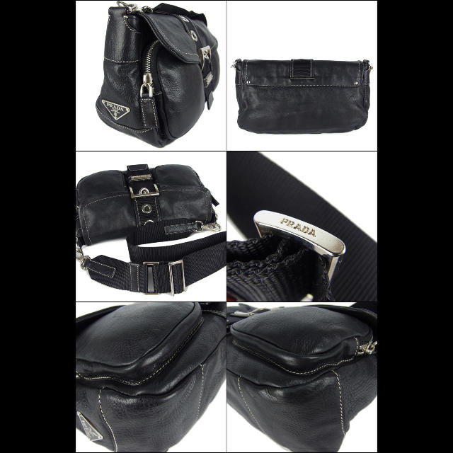 PRADA(プラダ)の保証カード付 プラダ 斜め掛けショルダーバッグ メンズのバッグ(ショルダーバッグ)の商品写真