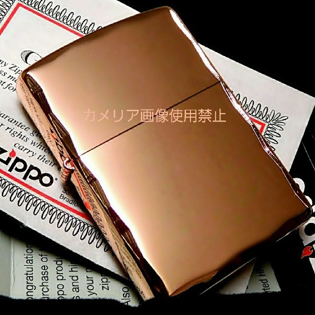 ZIPPO(ジッポー)の送料込み♥zippo♥両面加工♥コーナーシャインレイカット♥ローズピンク♥ジッポ メンズのファッション小物(タバコグッズ)の商品写真