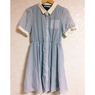 マジェスティックレゴン(MAJESTIC LEGON)のMAJESTIC LEGON ストライプワンピース(ミニワンピース)