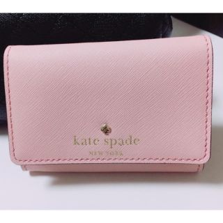 ケイトスペードニューヨーク(kate spade new york)の【美品】ケイトスペード パスケース＊キーケース＊マルチケース(名刺入れ/定期入れ)