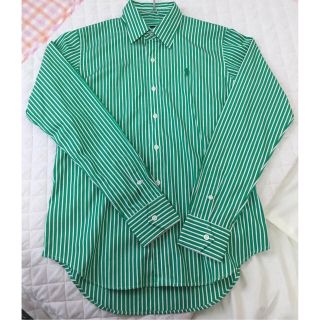 ラルフローレン(Ralph Lauren)の【新品】RALPH LAUREN ストライプシャツ(シャツ/ブラウス(長袖/七分))