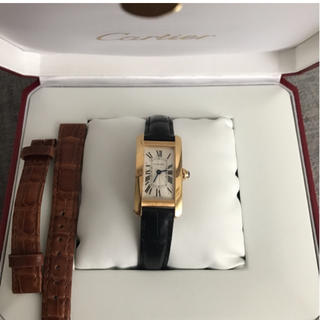 カルティエ(Cartier)の美品 タンクアメリカンsm ９月7日までの限定出品(腕時計)
