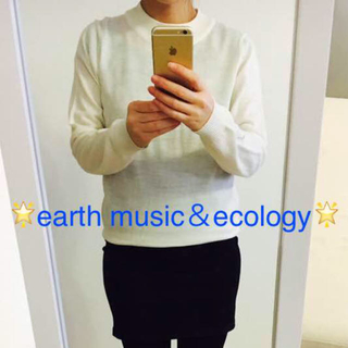 アースミュージックアンドエコロジー(earth music & ecology)のearth music&ecology 丸襟 ニット(ニット/セーター)