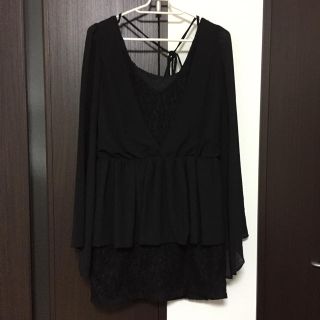 セシルマクビー(CECIL McBEE)のCECIL McBEE　ペプラムワンピ【新品未使用】(ミニワンピース)