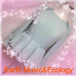 アースミュージックアンドエコロジー(earth music & ecology)の超可愛♡ペプラムブラウス(シャツ/ブラウス(長袖/七分))