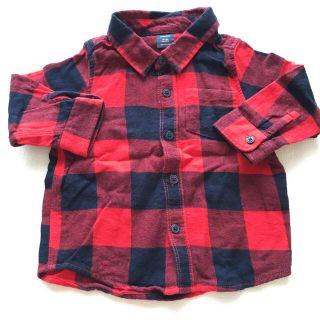 ベビーギャップ(babyGAP)のギャップベビー Gap Baby ネルシャツ 90(ブラウス)