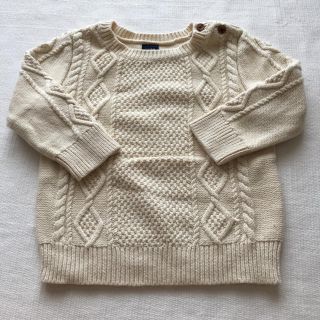 ベビーギャップ(babyGAP)の【haruno様専用】ギャップベビー Gap Baby オフホワイトニット 90(ニット)