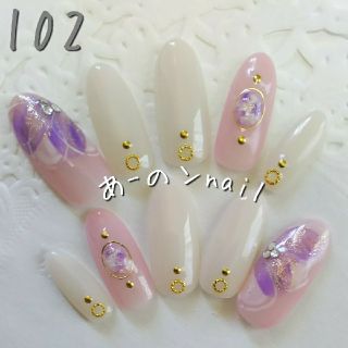 送料無料«102»ジェルネイルチップ*⑅♥︎ コスメ/美容のネイル(つけ爪/ネイルチップ)の商品写真