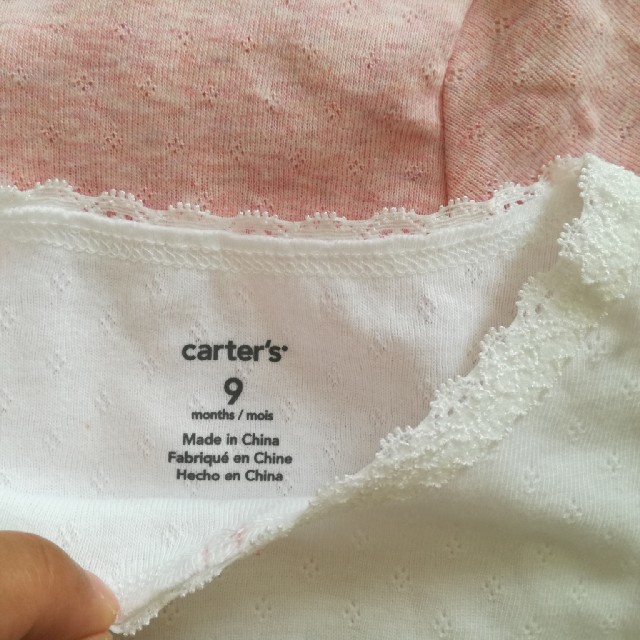 carter's(カーターズ)のほぼ新品♡カーターズ長袖４枚セット　9M キッズ/ベビー/マタニティのベビー服(~85cm)(ロンパース)の商品写真