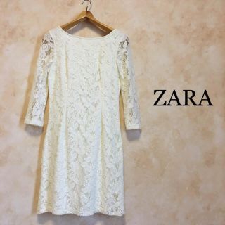 ザラ(ZARA)のザラ Zara ワンピース カジュアルウェディング ドレス 結婚式 花嫁(ミディアムドレス)