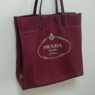 プラダ(PRADA)のプラダ　トートバッグ　ロゴ　カナパ(トートバッグ)