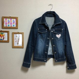 プライベートレーベル(PRIVATE LABEL)のハート♡デニムGジャン♡レストローズ.アクシーズファム.プライドグライド.エフデ(Gジャン/デニムジャケット)