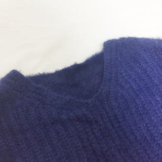 サンタモニカ(Santa Monica)のused  ＊  blue knit(ニット/セーター)