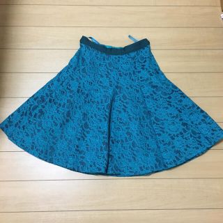 ジャスグリッティー(JUSGLITTY)のおし♡様  専用  JUSGLITTY レースメッシュタックフレアスカート(ひざ丈スカート)