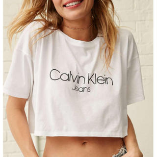 カルバンクライン(Calvin Klein)の新品未使用 CKカルバンクライン ロゴ入りTシャツ 白(Tシャツ(半袖/袖なし))