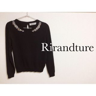 リランドチュール(Rirandture)のRirandtureフラワービジューニット(ニット/セーター)