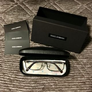 ドルチェアンドガッバーナ(DOLCE&GABBANA)のドルガバ 眼鏡 チタンフレーム(サングラス/メガネ)