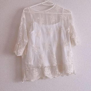 ページボーイ(PAGEBOY)のpageboy シースルートップス(カットソー(長袖/七分))