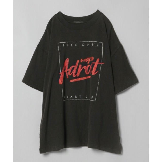 JEANASIS(ジーナシス)のUSED プリントT black* レディースのトップス(Tシャツ(半袖/袖なし))の商品写真