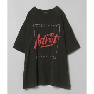 ジーナシス(JEANASIS)のUSED プリントT black*(Tシャツ(半袖/袖なし))