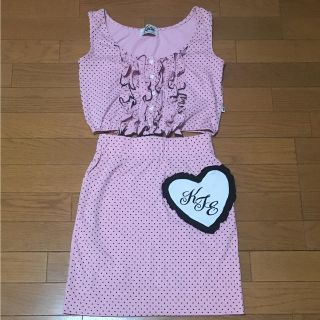 ケイティー(Katie)のkatie セットアップ 美品(Tシャツ(半袖/袖なし))