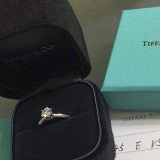 ティファニー(Tiffany & Co.)のティファニー ソリティア 美品！7号 0.46カラット(リング(指輪))