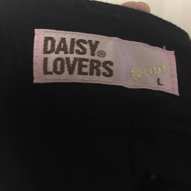 DAISY LOVERS(ディジーラバーズ)のDAISY LOVERS GOLD フリル スカート ブラック キッズ/ベビー/マタニティのキッズ服女の子用(90cm~)(スカート)の商品写真