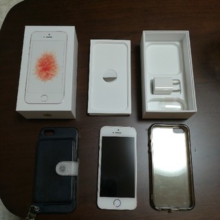 アップル(Apple)のiPhone SE SIMフリー 16g ローズゴールド(スマートフォン本体)