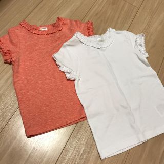 エイチアンドエム(H&M)のH&M無地Tシャツ☆フリル♪セット(Ｔシャツ)