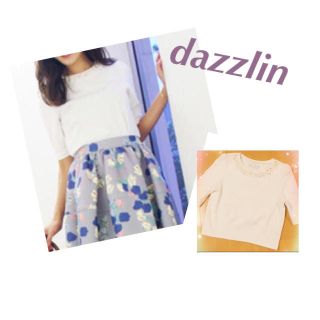 ダズリン(dazzlin)のダズリン★ビジュートップス(カットソー(長袖/七分))