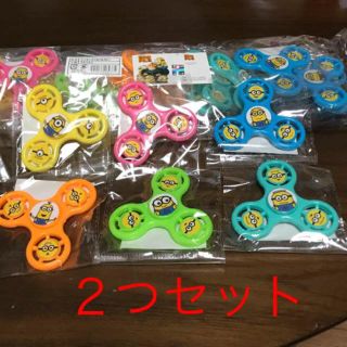 ユニバーサルスタジオジャパン(USJ)の大人気！ミニオン ハンドスピナー ２つセット(知育玩具)