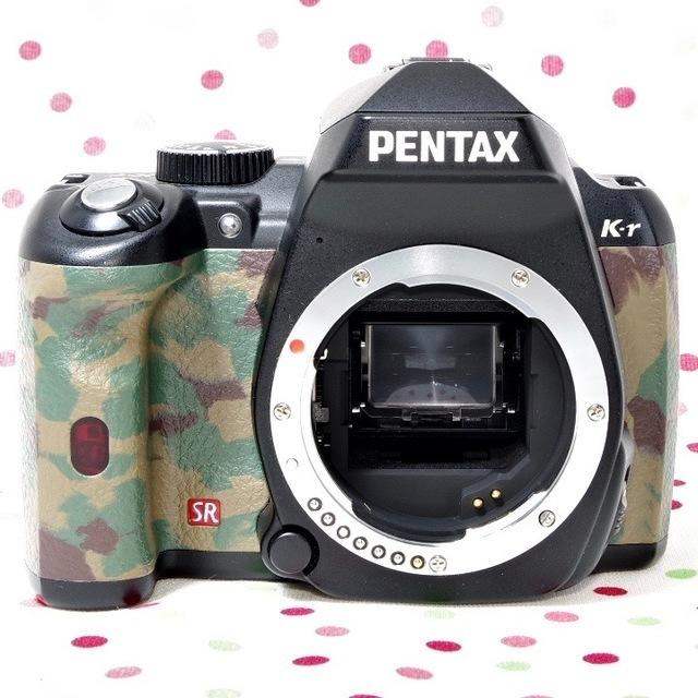 激レア迷彩カラー！☆PENTAX K-r レンズキット♪