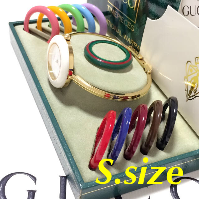 Gucci(グッチ)の7.未使用同様 グッチ GUCCI 時計 レディースのファッション小物(腕時計)の商品写真