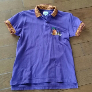 カステルバジャック(CASTELBAJAC)のカステルバジャック　レディースゴルフ　サイズ1 紫に茶　ライオン(ポロシャツ)
