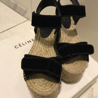 セリーヌ(celine)の【ringo様専用】セリーヌ ウェッジソールサンダル 36(サンダル)