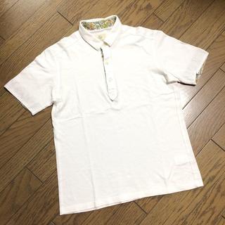 ビューティアンドユースユナイテッドアローズ(BEAUTY&YOUTH UNITED ARROWS)の美品BEAUTY&YOUTH デザインポロシャツ　日本製　アローズ(ポロシャツ)
