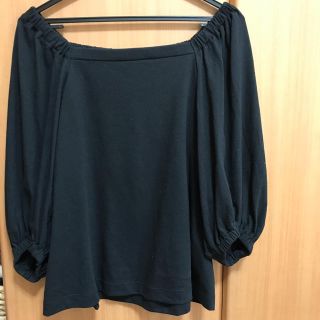 ユニクロ(UNIQLO)のユニクロ＊秋にも使える！オフショル七分盛り袖(カットソー(長袖/七分))