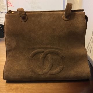 シャネル(CHANEL)のCHANEL スウェード トートバッグ(トートバッグ)