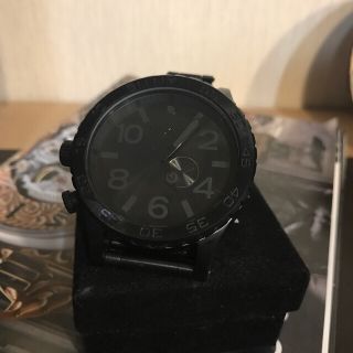 ニクソン(NIXON)のNIXON 51-30 オールブラック(腕時計(アナログ))