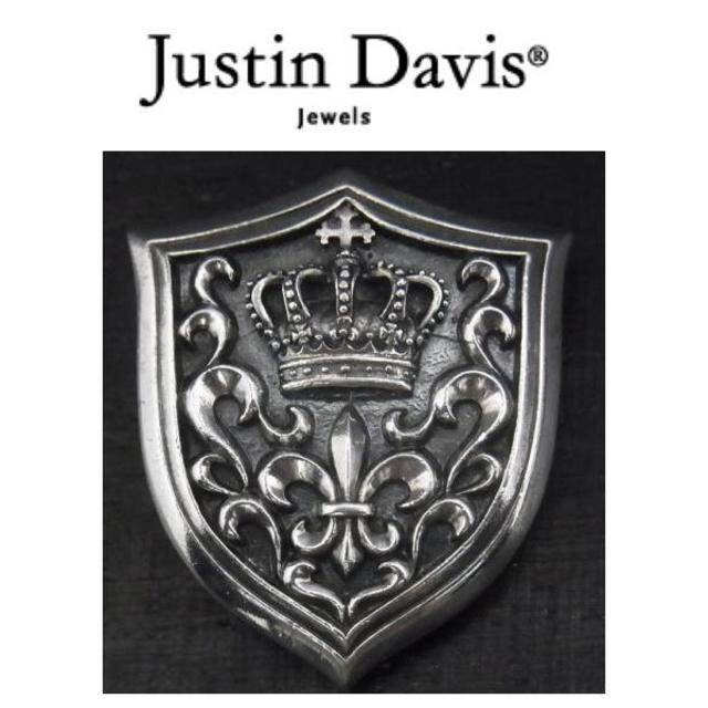 Justin Davis  クラウン シールド ペンダントトップ ネックレス