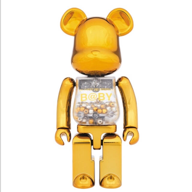 MEDICOM TOY(メディコムトイ)の超合金 MY FIRST BE@RBRICK B@BY GOLD&SILVER エンタメ/ホビーのフィギュア(その他)の商品写真