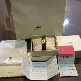 エテ(ete)の 期間限定sale  ete 腕時計(腕時計)