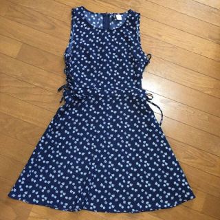 エイチアンドエム(H&M)の花柄ワンピースXS(ワンピース)