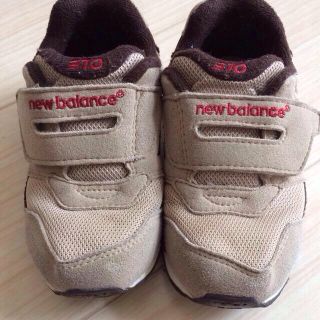 ニューバランス(New Balance)のニューバランス 15cm ベージュ(その他)