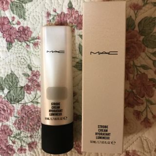 マック(MAC)の新品同様！MAC ストロボクリーム シルバーライム(化粧下地)