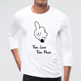 ロンハーマン(Ron Herman)のライズリヴァレンス スターダスト フィールラブ 3/4スリーブ Tシャツ wht(Tシャツ/カットソー(七分/長袖))