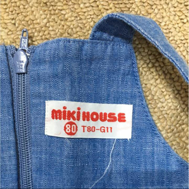 mikihouse(ミキハウス)のミキハウスワンピース キッズ/ベビー/マタニティのベビー服(~85cm)(ワンピース)の商品写真