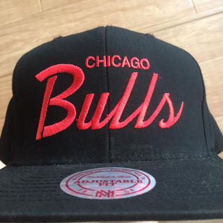 ミッチェルアンドネス(MITCHELL & NESS)のシカゴブルズ(Chicago Bulls) ベースボールキャップ(キャップ)