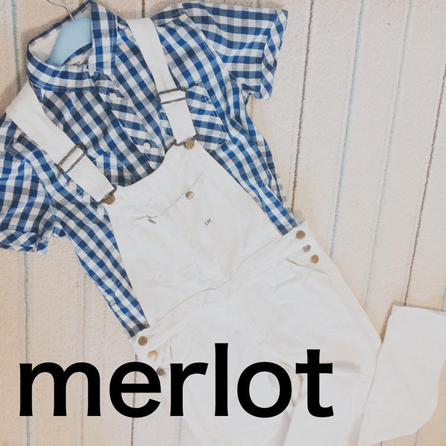 merlot(メルロー)のギンガムチェックシャツ レディースのトップス(シャツ/ブラウス(半袖/袖なし))の商品写真