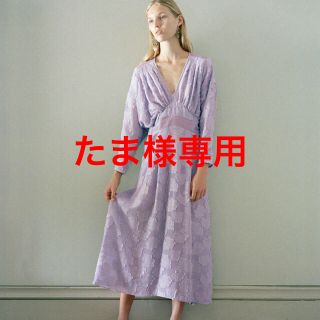 マメ(mame)のたま様専用 新品 mame 17ss グリッター ジャカード ロング (ロングワンピース/マキシワンピース)